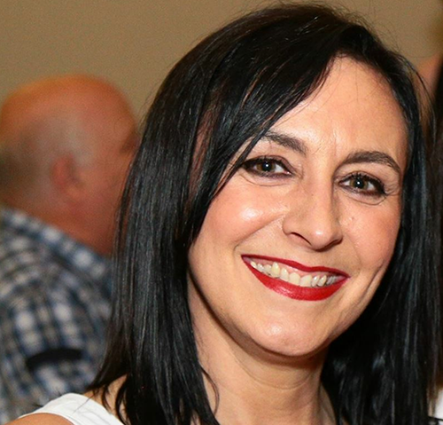 Karen McQuire smiling